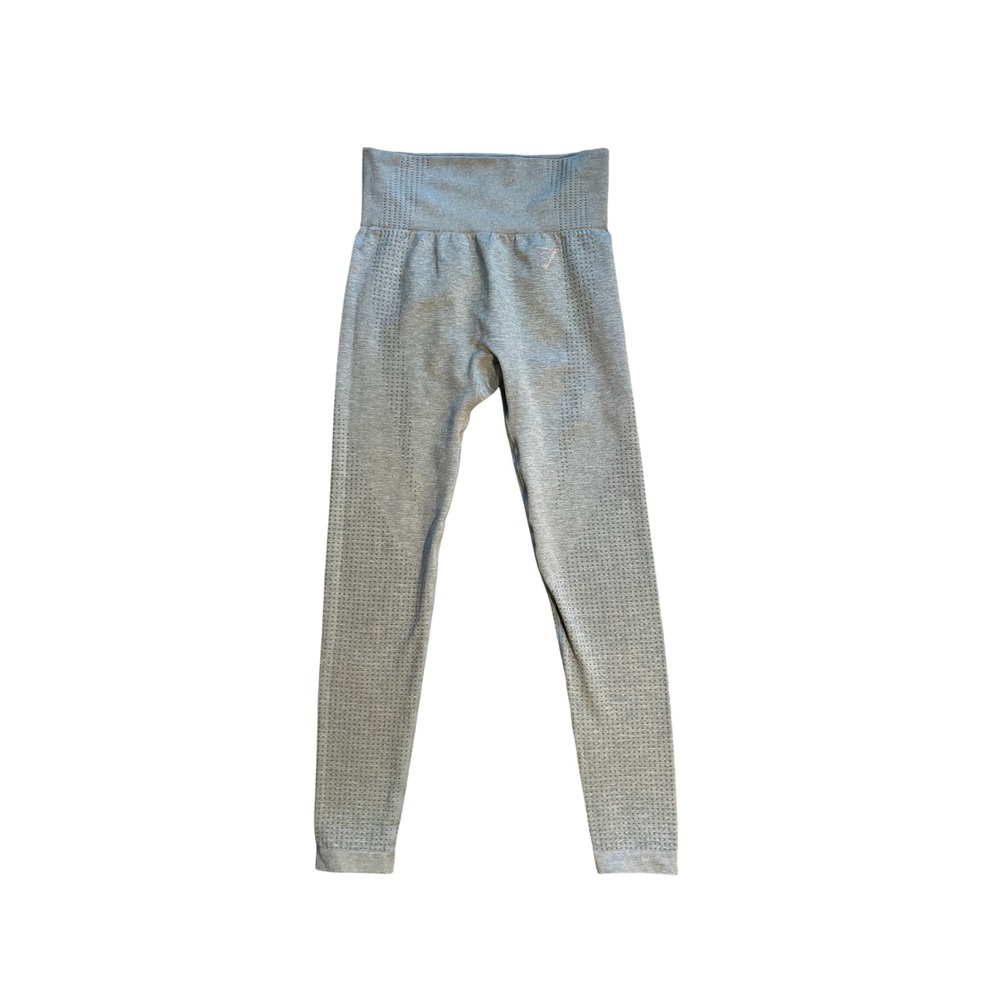 Gymshark Energy+ Seamless Leggings Light Blue Marl High Waisted Small